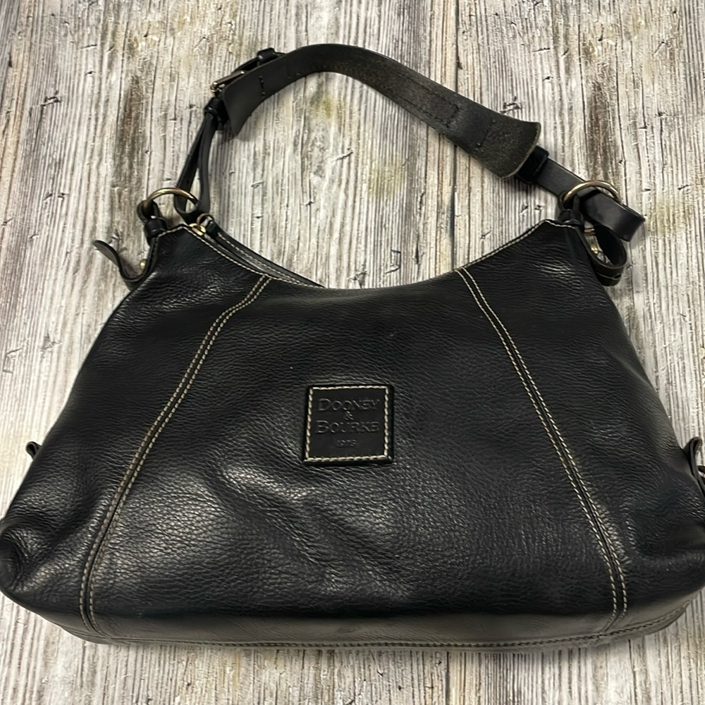 Dooney & Bourke Black Leather Satchel